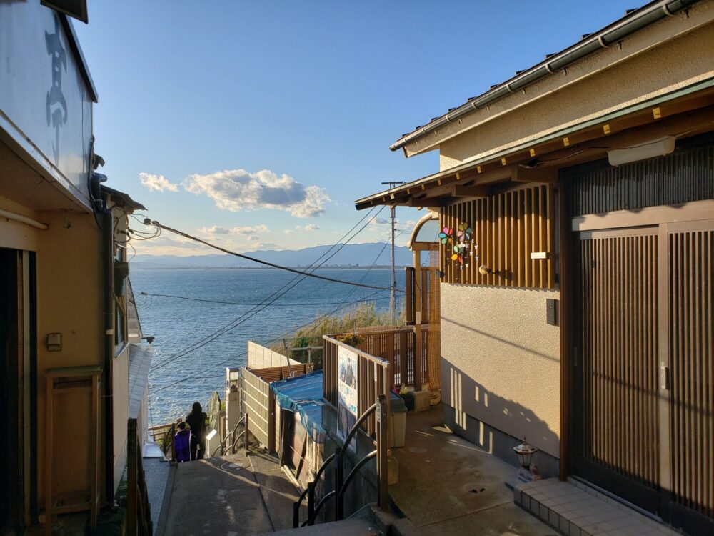 江の島の街並み 江の島の街並み